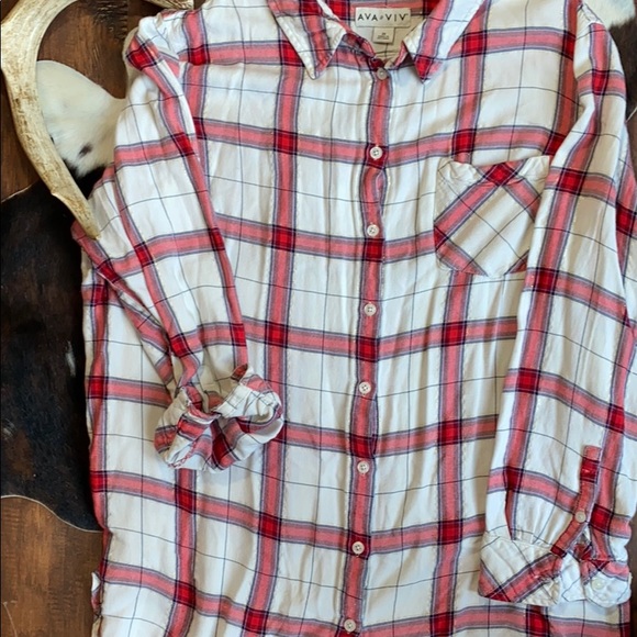 Bundle of 2 Ava & Viv button down shirts - Picture 7 of 7